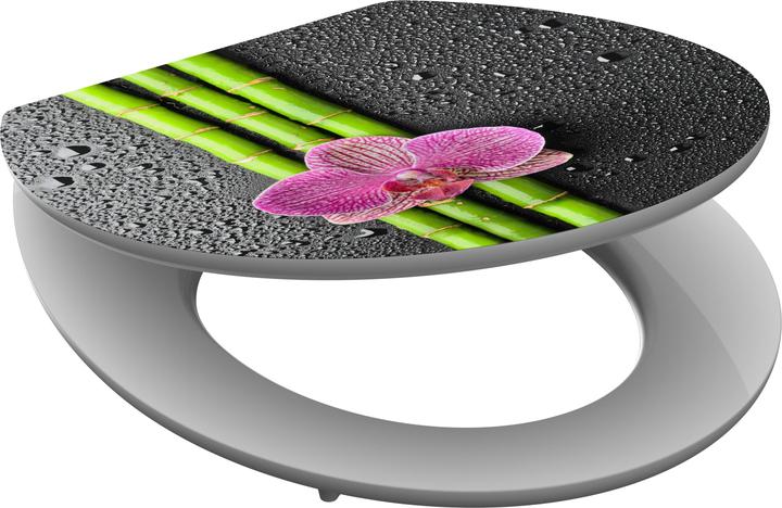 Produktbild Schütte WC Sitz Holz MDF WC-Sitz ASIA Absenkautomatik 80521 Asiatisch