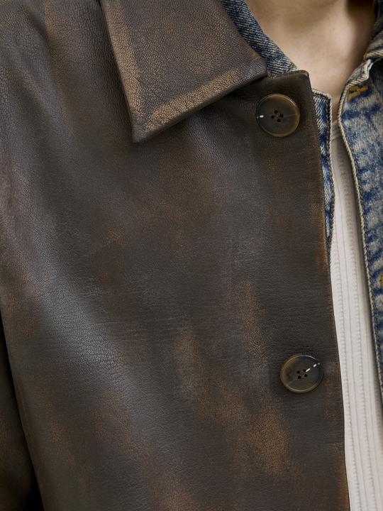 Produktbild Jack & Jones Lederjacke Lederjacke (L)