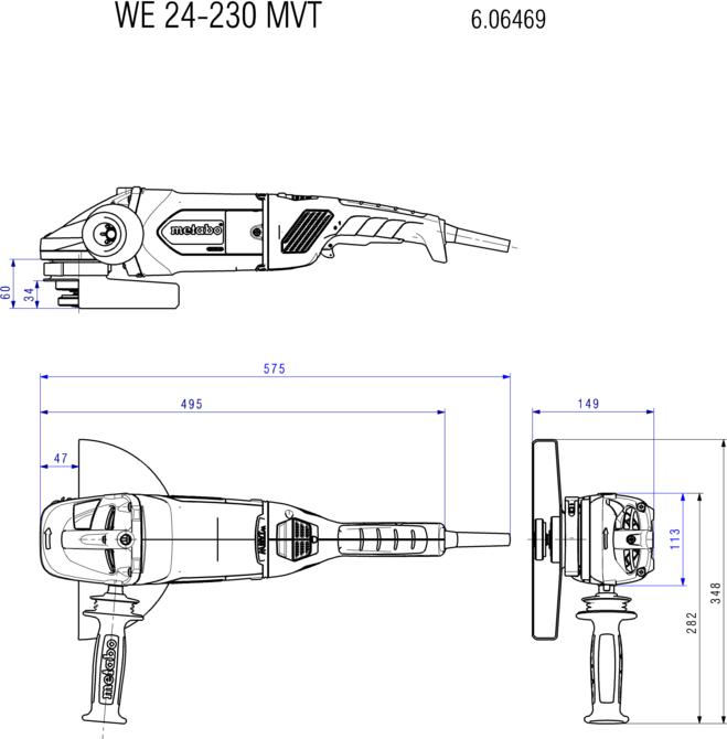 Image du produit Metabo Kit WE24-230MVT (230 mm)