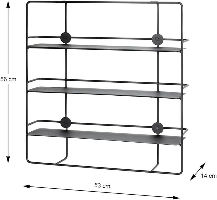 Productafbeelding HAKU Möbel Wandplank (53 x 14 x 56 cm)