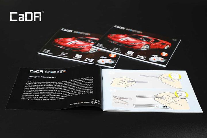 Actual product image Cada MASTER Red Super Car 1:8 incl Power System