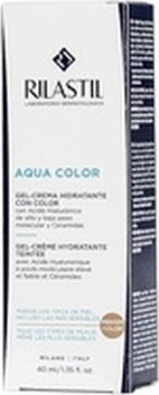 Actual product image Rilastil Aqua Gel Moisturising Cream 8h Moisturizing Natural Effect Medium 40ml (40 ml)