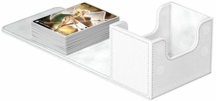 Actual product image Ultimate Guard Card Box XenoSkin Sidewinder Monocolor 80+ White