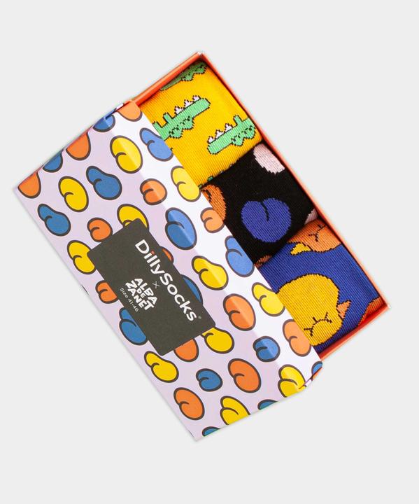 Actual product image DillySocks Alba De Zanet BOX (pack of 3, 41 - 46)