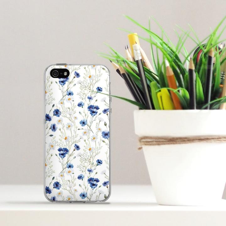 Produktbild DeinDesign Silikon Hülle für Apple iPhone 5 Handyhülle Case Smartphone Schutzhülle Blume Blumen Muster (Apple iPhone 5)
