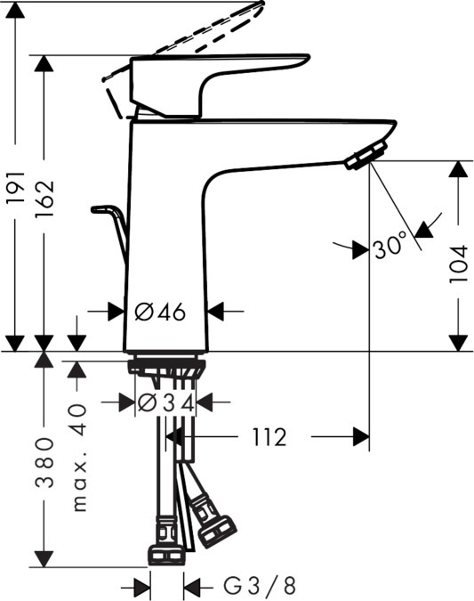 Immagine prodotto hansgrohe Talis E Cromo