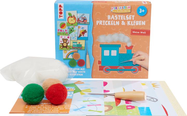 Produktbild Topp Bastelset "Verbasteln für die Allerkleinsten: Prickeln & Kleben. Meine Welt"
