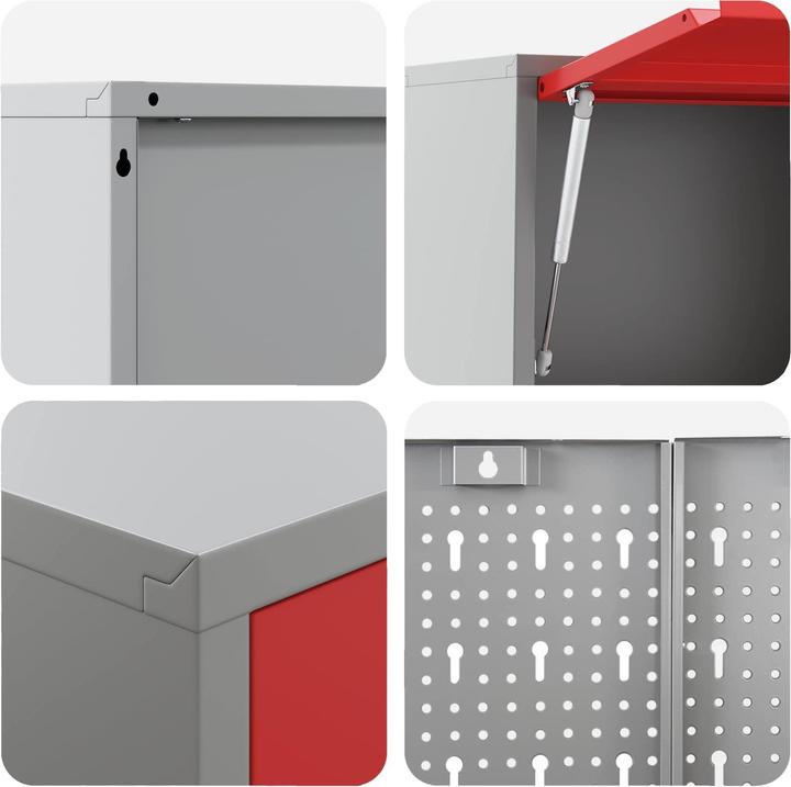Produktbild vidaXL Werkstattschrank (55 cm, 200 cm)
