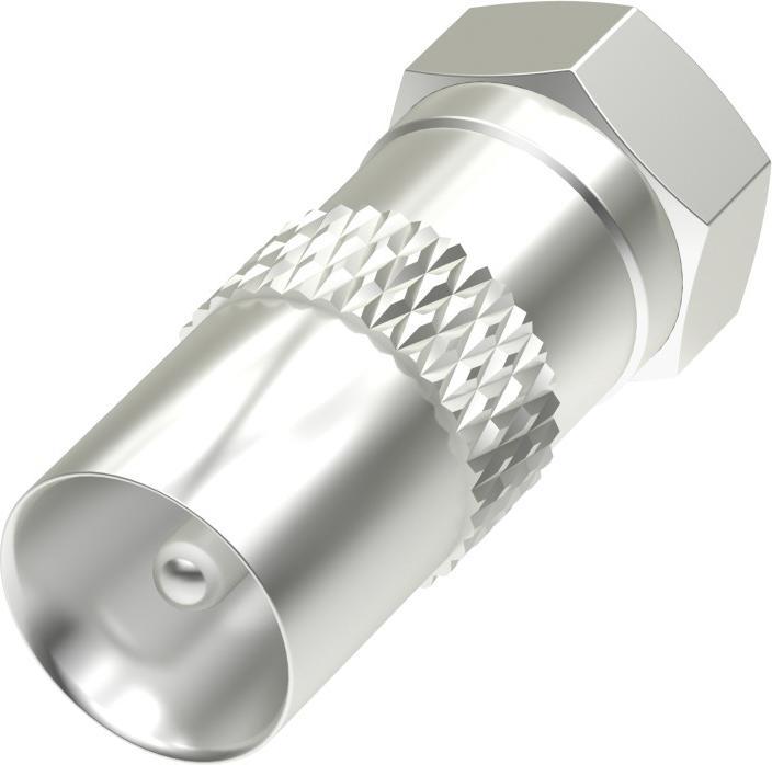 Produktbild Hama SAT-Adapter, F-Stecker - Koax-Stecker (Antennenkabel)