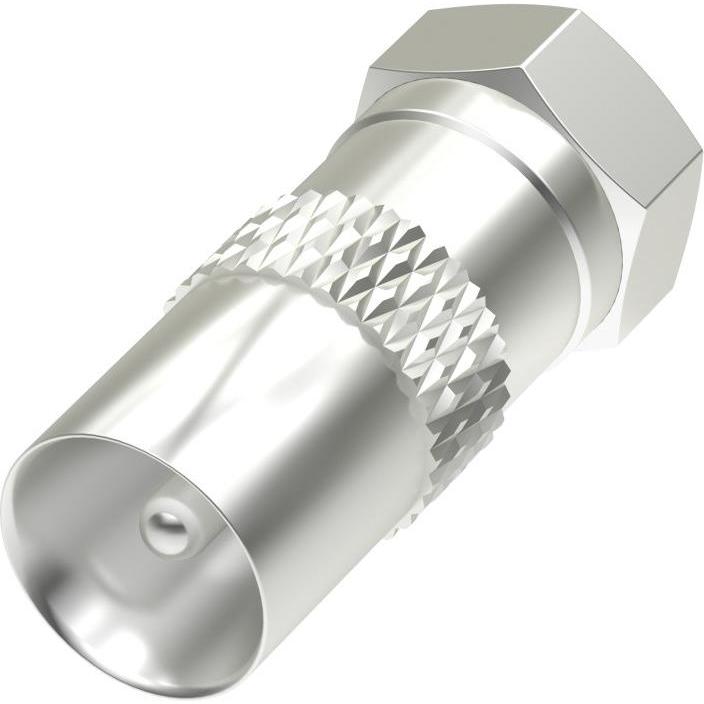 Hama SAT-Adapter, F-Stecker - Koax-Stecker (Antennenkabel), Antennenkabel