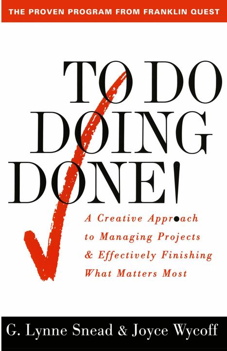 Produktbild To Do Doing Done (Englisch, G. Lynne Snead, 1997)