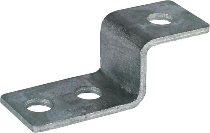 Actual product image Dehn End piece Z-shape St/tZn w. 3 holes D 363000