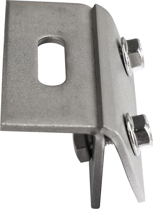 Actual product image Offgridtec PV Befestigungsklemme für Stehfalz Blechdach Klemme + Adapterplatte vormontiert mit Schrauben (Solar system mounting material)