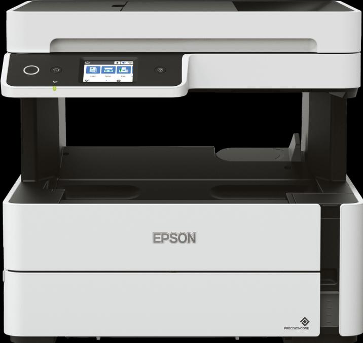 Actual product image Epson EcoTank M3180 Mono All-in-One, PrecisionCore ™ TFP print head, All-in-one, A4, Wi-Fi, Gray (Ink tank, Black and white)