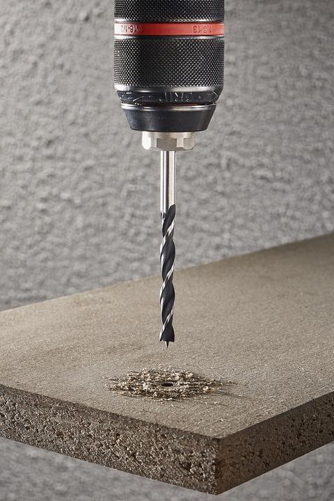 Produktbild wolfcraft 1 Holzspiralbohrer CV ø12x151mm (12 mm)