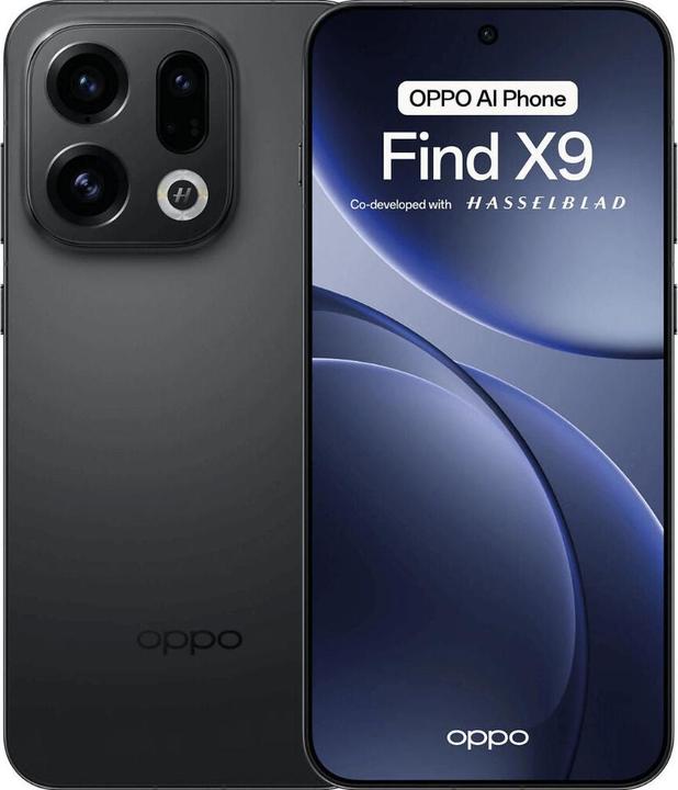 OPPO Find X9 (512 GB, Space Black, 6.59", Dual SIM, 5G)
