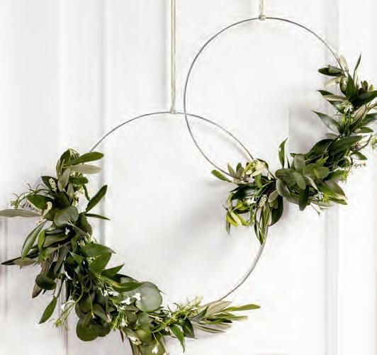 Produktbild Folia Metallring Ø 25 und 30 cm, Silber, 2 Stück