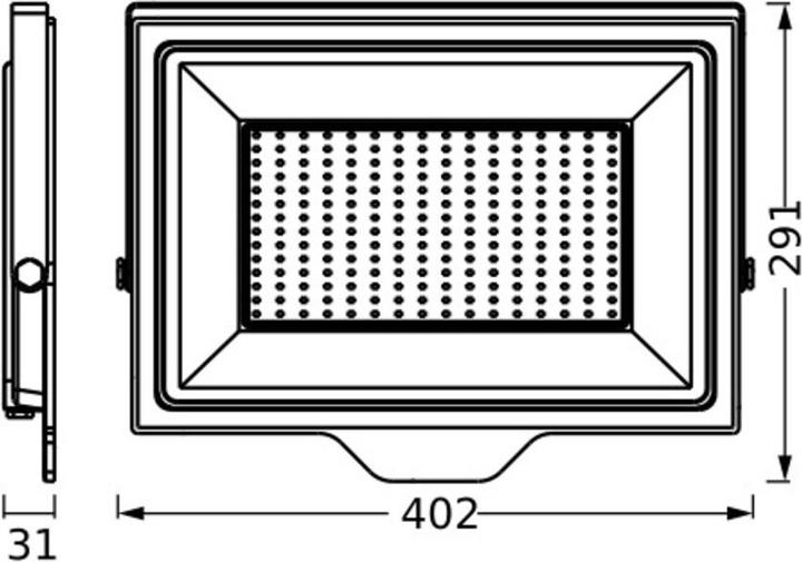 Actual product image Osram Floodlight Essential 200W 4000K 4099854429675 LED-Aussenstrahler 200.00 W (20000 lm, IP65)