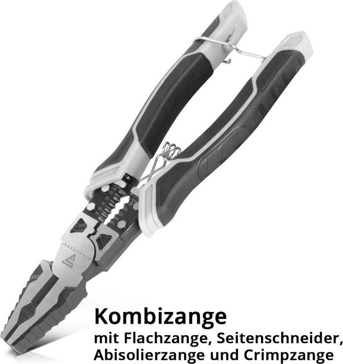 Produktbild Stahlwerk Kombizange, Multifunktionszange, Flachzange, Seitenschneider