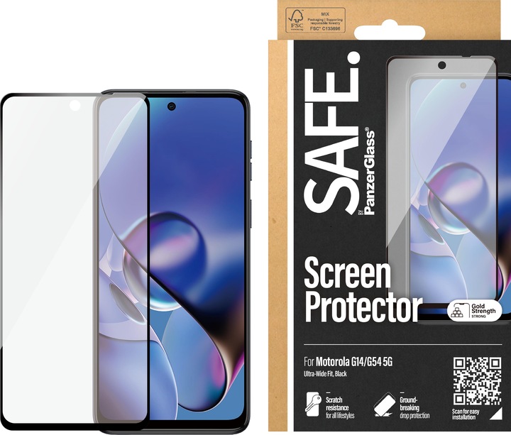 Produktbild Safe Ultra-Wide Fit (1 Stück, Motorola Moto G14, Motorola Moto G54)