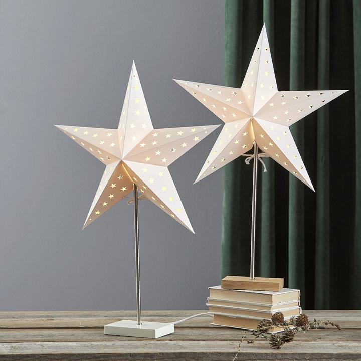 Produktbild Star Trading Weihnachtsstern beleuchtet stehend | Fensterstern mit Beleuchtung | Weihnachtsdeko Fens