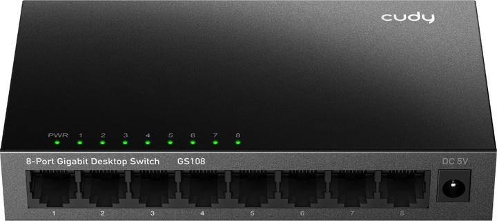 Cudy GS108 network switch Gigabit Ethernet (10/100/1000) Black (8 ports)