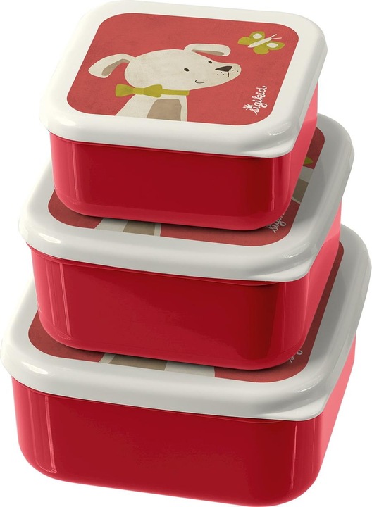 Produktbild Sigikid 3er-Set Snackboxen Hund