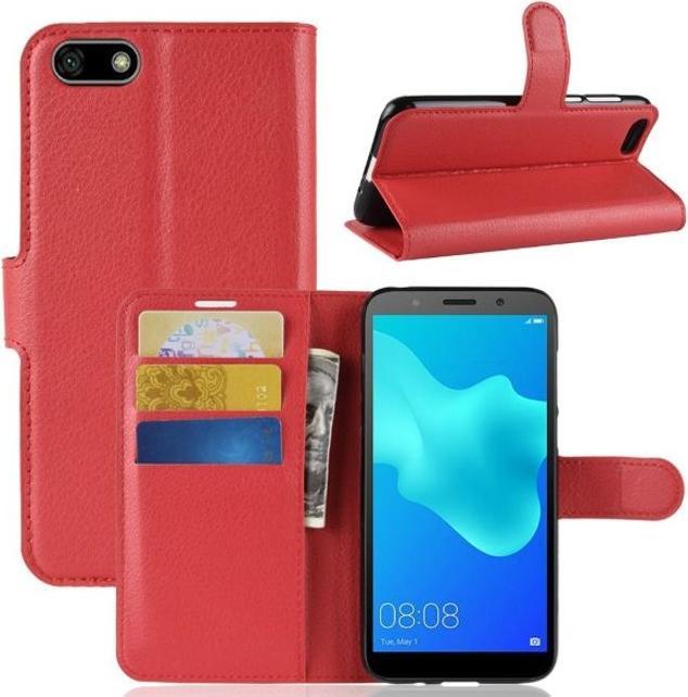Produktbild MU Classic Litchi Leder Bookcover Series (Huawei Y5 (2018))