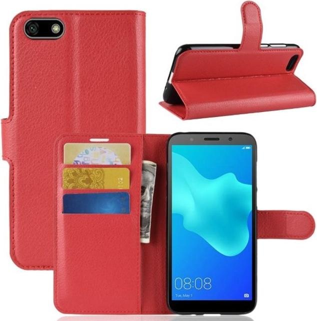 Produktbild MU Classic Litchi Leder Bookcover Series (Huawei Y5 (2018))