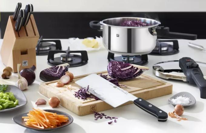 Actual product image Zwilling Gourmet Knife Set 2 pcs(Cooking & Chopping) (Promo 20) (18 cm)
