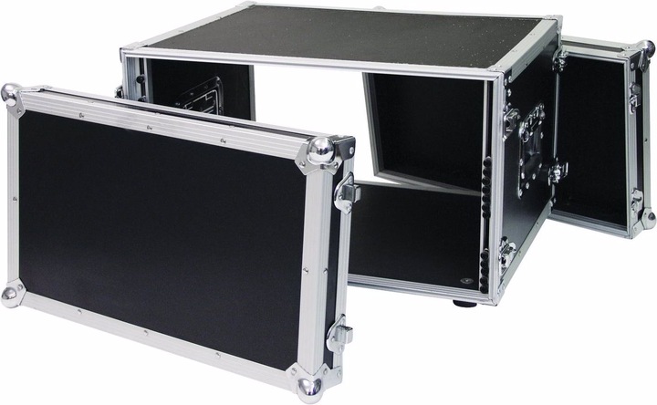 Actual product image Roadinger CO DD 19 inch rack 6 U wood incl. handle (Accessories)