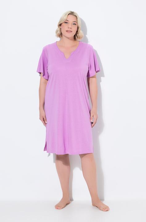 Actual product image Ulla Popken 2 Pack Bird Of Paradise Short Sleeve Sleep Tees (42, 44)