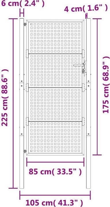 Immagine prodotto vidaXL Gartentor