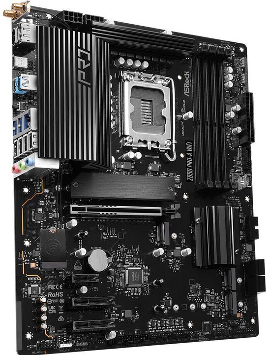 Productafbeelding AsRock Z890 Pro-A WiFi (LGA 1851, Intel Z890, ATX)