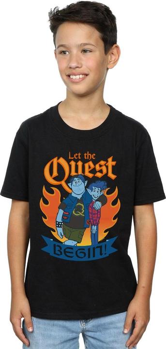 Actual product image Disney Boys Onward Let The Quest Begin T-Shirt (116)