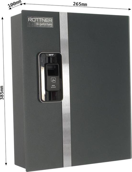 Actual product image Rottner Key cabinet Key Pro 68 Fingerprint