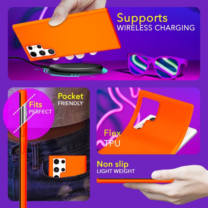 Productafbeelding Nalia Neon Silicone Mouw (Samsung Galaxy S24 Ultra)