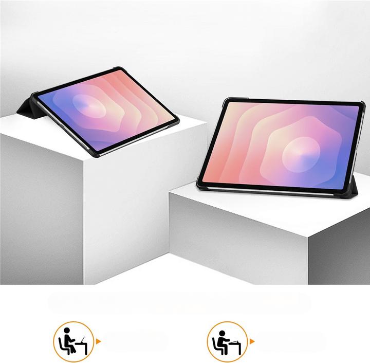 Actual product image Cover-Discount Galaxy Tab S11 - Tri-fold Smart Leder Case (Galaxy Tab S11)