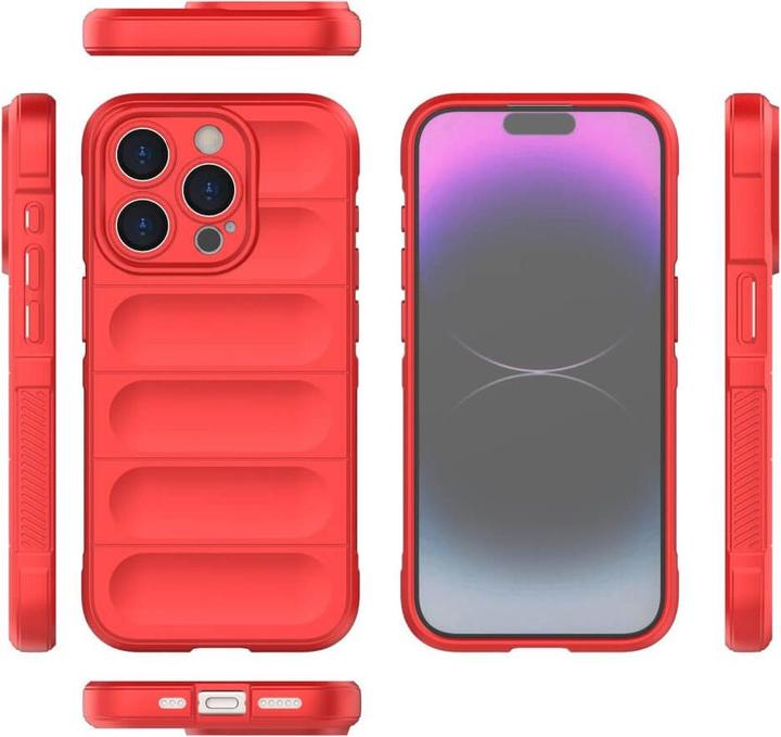 Actual product image Cover-Discount iPhone 15 Pro - Rugged Protective Cover red (Apple iPhone 15 Pro)