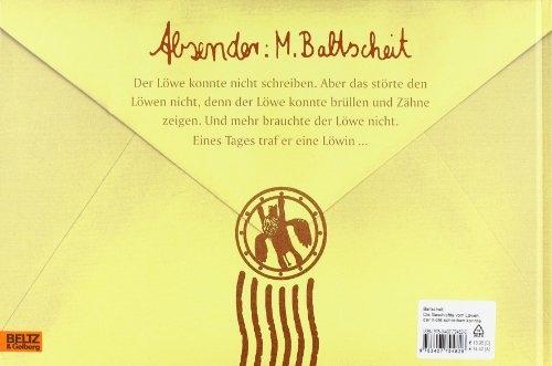 Actual product image Die Geschichte vom Löwen, der nicht schreiben konnte (German, Martin Baltscheit, 2018)