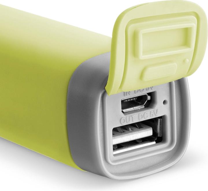 Produktbild Cellularline Active power bank 2200, lime (2200 mAh)