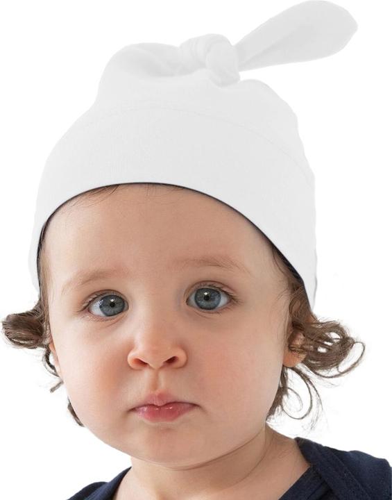 Actual product image Babybugz Baby hat with knotted bobble (One size)