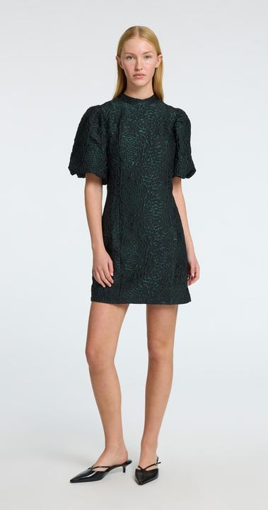 Actual product image Selected Femme Slfsiv-Vilma Ss Short Jacquard Dress D2 (38)