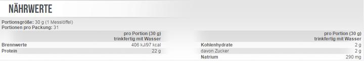 Nährwerte und Zutaten Scitec Nutrition Egg Pro (930g Dose) (Schokolade, 1 Stk., 930 g)