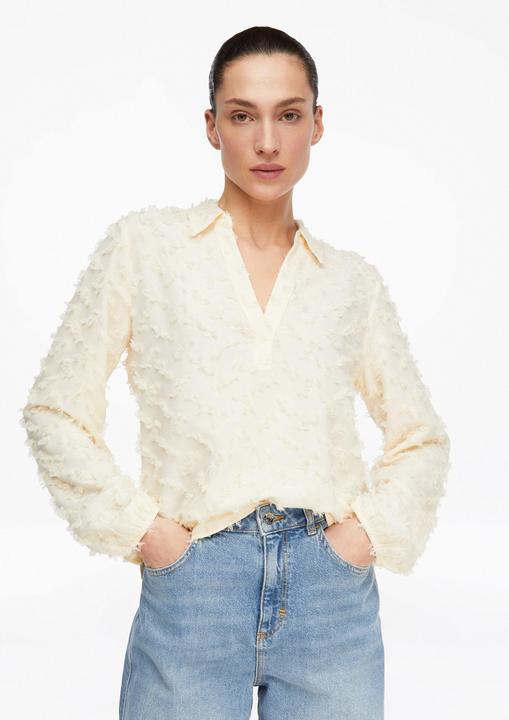 Image du produit Comma Bluse Jacquard-Bluse mit 3-D-Struktur (42)