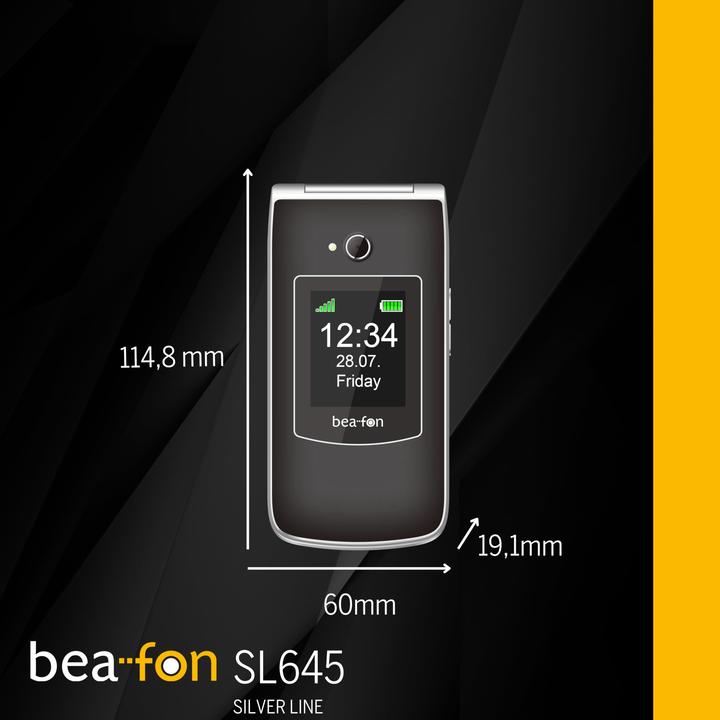 Produktbild Bea-Fon SL645 schwarz-silber (2.80", 3 Mpx)