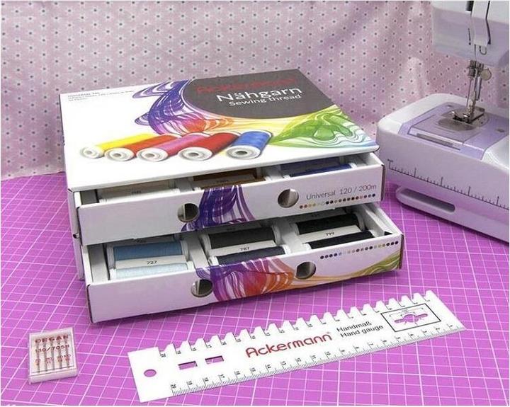 Actual product image Ackermann Sewing thread box (200 m)