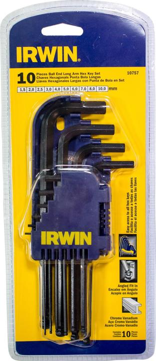 Actual product image Irwin Jgo. Llaves Hexagonales extremo bola MM 1,510
