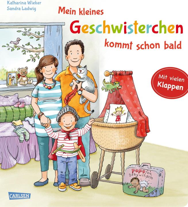 Mon petit frère ou ma petite soeur va bientôt arriver (Allemand, Katharina Wieker, Sandra Ladwig, 2017)