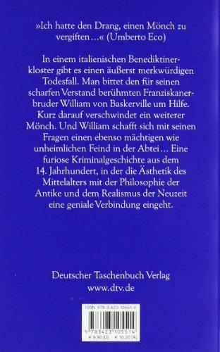 Produktbild Der Name der Rose (Deutsch, Umberto Eco, 1986)